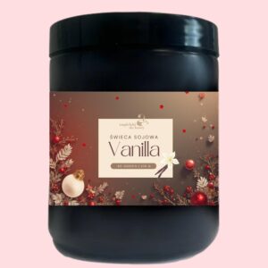 Świąteczna świeca sojowa Vanilla 210g